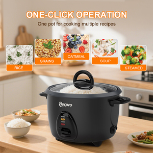 <span class=keywords><strong>Olla</strong></span> Eléctrica Multifuncional de 2.5L, Blanca, Antiadherente, Segura y Duradera, con Certificación CE, Capacidad para 5 Tazas - Product Image 1