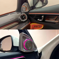 Kit d'éclairage d'ambiance pour voiture Mercedes Benz Classe C W206 X254 2022-2025 LED 64 couleurs, amélioration de l'intérieur, décoration d'ambiance