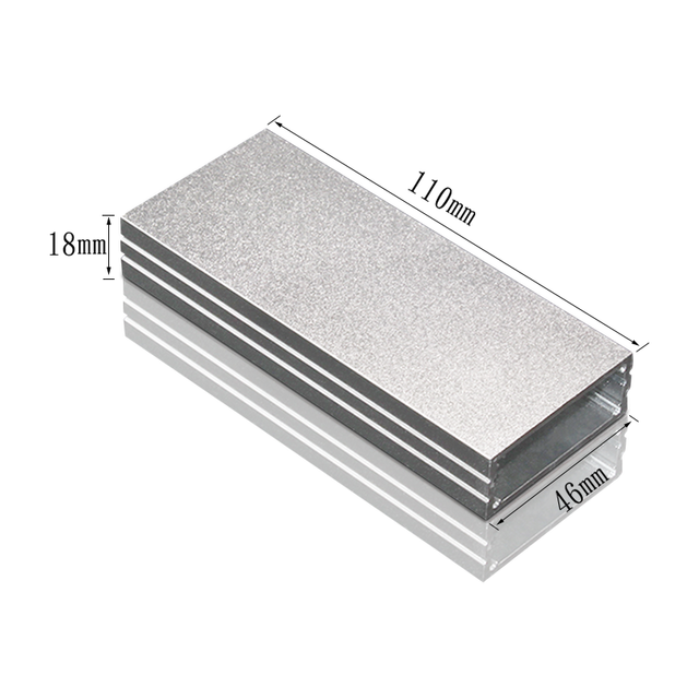Aluminum Project Enclosure Box Electronic Case Cnc Housing PCB Circuit Board Anodized Extruded Aluminum Enclosure Project Box
