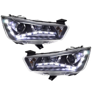Pour Citroën C-Quatre <span class=keywords><strong>C4</strong></span> Sega 2012-2016 Facelift : Phare avant automatique avec lentille de projecteur Bi-LED et <span class=keywords><strong>DRL</strong></span> séquentiel, Plug and Play - Product Image 1