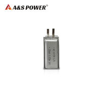 Baterai Lithium Polymer 3.7V 250mAh OEM Pabrik AS601530 untuk Peralatan Perlindungan Lingkungan
