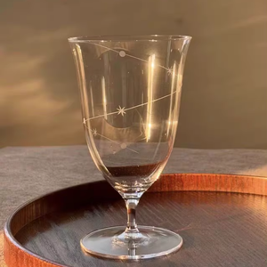 Verres à thé glacé Verres à vin Poli Coupe <span class=keywords><strong>Laurier</strong></span> Motif Orné <span class=keywords><strong>Tige</strong></span> Champagne Rouge Verre à vin Gobelet pour la fête <span class=keywords><strong>de</strong></span> mariage - Product Image 3
