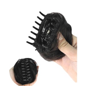 Bun Wig Flower Bun Women's Hair Clip Lazy Hair Bun Maker Fluffy Natural Half Bun High Temperature Wire Hair Material - Product Image 5