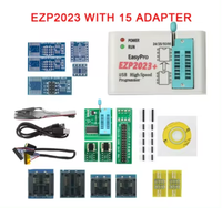 Con 15 adaptador EZP 2023 compatible con WIN7 y 8 64bit programador USB SPI de alta velocidad 24 25 93 95EEPROM 25 chip flash BIOS