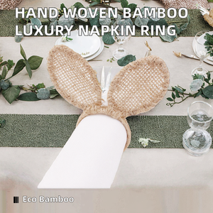 Creative Hand Woven Bamboo Eco-Friendly Luxury <b>Napkin</b> Buckle <b>Easter</b> Event Party Carrot Rings Jonglory PJ0246G - Product Image 2