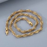 Collier chaîne Hip-Hop KALEN, bijou unique anti-stress avec fermoir à tête ronde