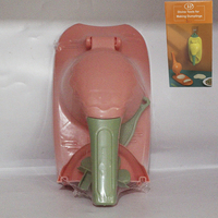 Wentian WT-0011 Moule à raviolis en plastique écologique amélioré, presse manuelle pour empanadas, outil de pâtisserie 21x24cm, 4 couleurs