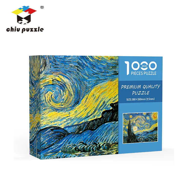 Starry sky 1000 Pieces Custom DIY Paper Jigsaw Puzzle For children Puzzle Game