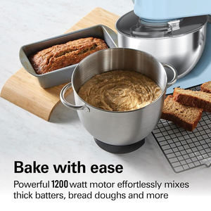 Kitchen 5QT 300W Bread Cake <b>Maker</b> Electric Food Mixers Dough Mixer Cake Food Stand Mixer - Product Image 4