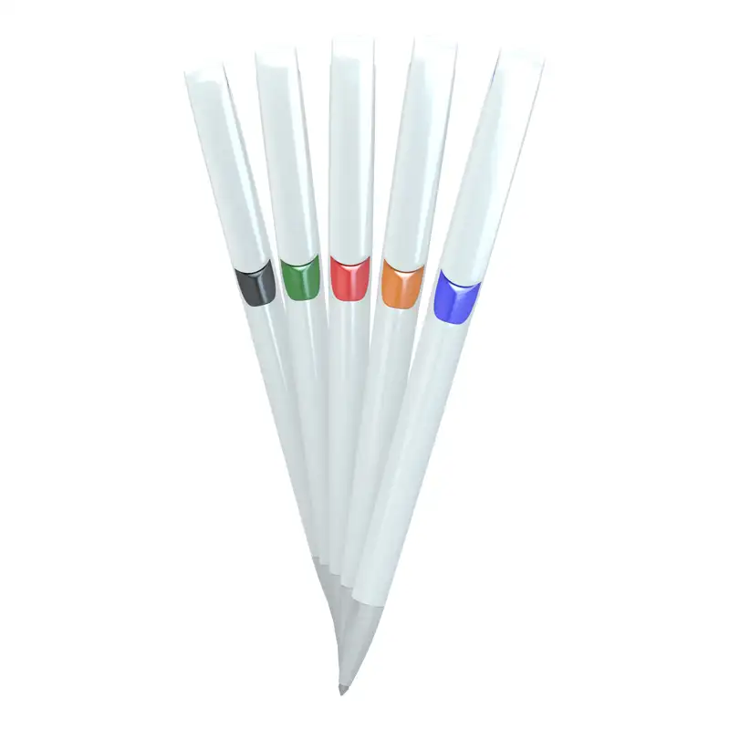 manufacture wholesale high quality blank white press sublimation plastic ballpoint pen