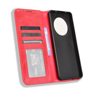 เคสโทรศัพท์หนังกระเป๋าเงินลายย้อนยุคหัวเข็มขัดแม่เหล็กสำหรับ OPPO Reno 12F 5g - Product Image 2