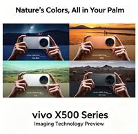 Smartphone Vivo X500 Pro Max 5G original, écran 6,85 pouces 2K LTPO 144 Hz, processeur Dimensity 9600 Pro, batterie 8000 mAh, appareil photo Zeiss 200 MP, OriginOS 7