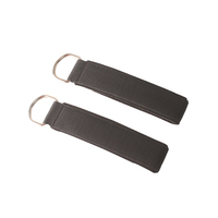 Sangles de cheville de protection professionnelles en nylon personnalisées, compression, fermeture auto-agrippante avec anneau en D, taille unique, unisexe, sport et fitness