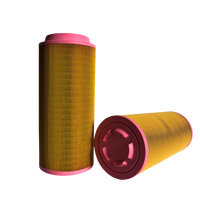Filtre à air pour cartouche de compresseur d'air en colle PU de qualité supérieure 1613740700 205020201025 Matériau filtrant en super fibres à structure rigide