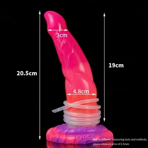 YOCY Squirting Monster - Dildo Luminoso de Silicona Colorida para Mujeres, Juguete Erótico para Masturbación, Masaje Anal, Sex Shop - Product Image 3
