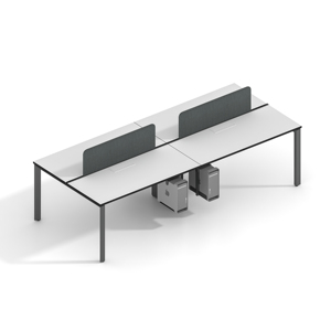 Đồ nội thất hiện đại 6 người văn phòng làm việc trạm phân vùng Bàn đồ nội thất mô-đun văn phòng cubicle bàn làm việc - Product Image 2