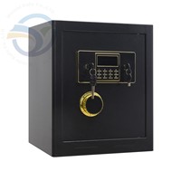 Coffre-fort silencieux Weichi en acier pour bureau à domicile, avec serrure à clé, code électronique et multiples clés, pour table de chevet ou fixation murale