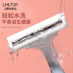 แอลเอ็มท็อปมีดโกนสำหรับผู้หญิง ใบมีดสองชั้น สแตนเลสสตีล กำจัดขนใต้วงแขน สีชมพูและสีฟ้า แพ็คสองชิ้น - Product Image 3