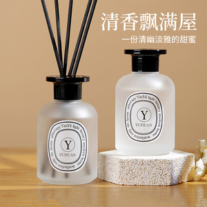 Yuhuan <b>Reed</b> <b>Diffuser</b> 100Ml Alcohol Free Long Lasting Deodorize Home Fragrance Aromatherapy Cylinder Glass Bottle - Product Image 5