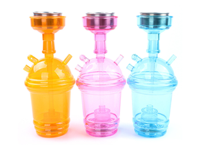 Wholesale Portable Led Light Hookah Shisha Cup for Car Chicha Travel Smoking Shisha Custom Hookah Factory New <strong>Sheesha</strong> - Product Image 3