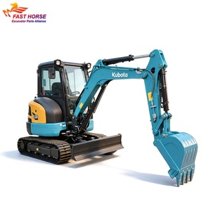 Hangood U30 Compact Digger 3 Ton <b>Mini</b> Excavator 4905mm Reach 2865mm Dump Height for Urban Construction Pipeline Work - Product Image 1