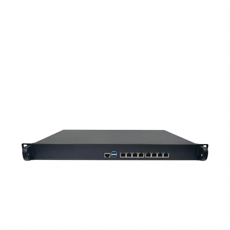 Hot bán tường lửa inte-l 82574l Core i3 i5 i7 hỗ trợ 8 * RJ45 Gigabit Ethernet Port Mount 1U tường lửa tiêu chuẩn Rack máy chủ