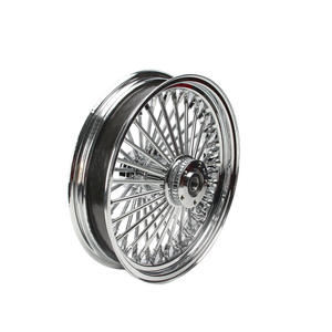 Ruedas de Rayos de 21 Pulgadas Adecuadas para Harley Modificada Retro con 48 Rayos Gruesos Galvanizados, Adecuadas para Modelos Antiguos de Harley - Product Image 2