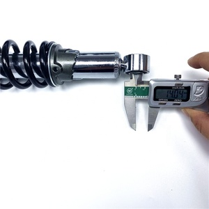 用于Yamaha YBR125 YBR 125 2005 2016的后减震器345毫米黑色/铬 - Product Image 5
