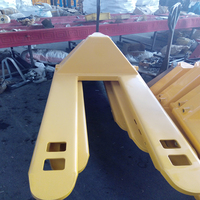 Chariot élévateur manuel à ciseaux hydraulique 3T pour palettes, largeur de fourche 550 mm, roues en nylon - Vente en gros