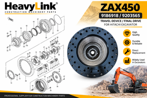 ชุดเฟืองขับเคลื่อนท้ายรถขุดฮิตาชิ ZAX450 หมายเลขอะไหล่ 9186918 9203565 ชิ้นส่วนเครื่องจักรก่อสร้าง - Product Image 2