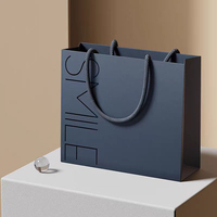 Sacs d'Emballage Shopping Luxe Personnalisés en Papier Kraft Marron avec Logo, Sac en Papier Kraft Sans Poignée