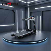Máquina eléctrica para correr, cinta de correr plegable, equipo de fitness, cinta de correr eléctrica inclinada para el hogar, barata