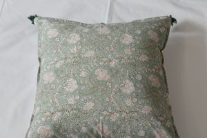 Top Selling Hand Block Printed Cotton <b>Pillows</b> Size 18*18 inch Wholesale Popular Luxurious Decorative <b>Pillow</b> Covers Bulk Product - Product Image 3