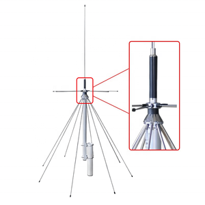 Antena Super Discone de Banda Ancha 25-1300MHz 25-3000MHz, Antena GP de Plano Terrestre para Estación Base y Repetidor - Product Image 1
