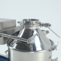 Zware mobiele silo-ophaalhopper-heftruckmachine voor IBC-vaten met emmerlift