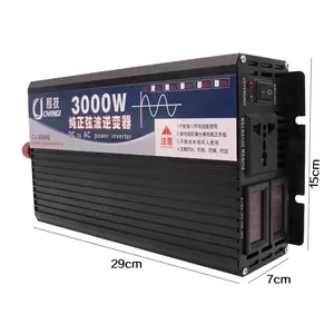 โรงงานราคาถูกเพียวไซน์เวฟอินเวอร์เตอร์12V 24V 48V 110V/220V 2000W 3000W 4000W 5000W 6000W