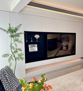 Sistema de Pared para TV Minimalista Moderno, Mueble de Almacenamiento Personalizado para Toda la Pared, Solución para Sala de Estar y Toda la Casa - Product Image 2