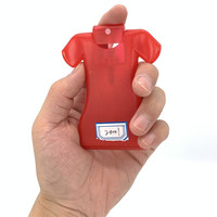 Jupe rouge de 20ml, mini poche vide, pompe pour carte de crédit, pulvérisateur en plastique, atomiseur de parfum, dernier modèle