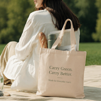 Sac fourre-tout en toile de coton écologique de haute qualité avec logo personnalisé, plusieurs poches intérieures, fermeture magnétique, grande capacité, sac à main réutilisable, bureau