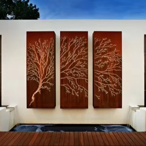 Hotel and Apartment <b>House</b> <b>Number</b> Sign Plates Made of Rusty Steel Metal for Door Signage - Product Image 6