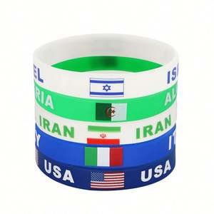 Personalized Glow in Dark Bangle Wrist Band Wristband Silicone Rubber Silicone Keychain Bracelet Silicone Wristbands Custom Logo - Product Image 4