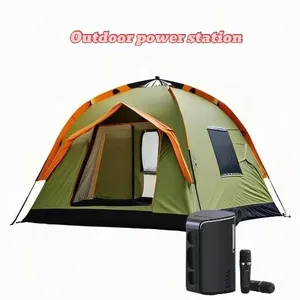 2024 Sound Power 700W New Solar Power Station With Stereo Music And RGB Colorful Lights generator For Camping