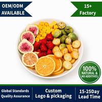 OEM Zoete Gemengde Vriesgedroogde Vruchten Bulk Vacuümdroogde Vruchten Verpakking Gesneden Snack Gedroogd Fruit
