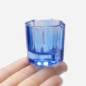 Mini récipient en verre rose pour poudre acrylique et liquide à ongles, outils de nail art - Product Image 3