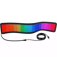 Señal LED programable Tienda en línea P4 Panel RGB interior flexible Pantalla Led suave Tienda de automóviles Tablero de publicidad electrónica