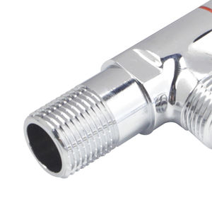 銀真鍮クローム仕上げFKMシーリングPN10耐防防防大フローアングルバルブホットコールドユニバーサルトイレウォーター - Product Image 5