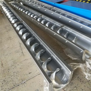 Produttori automatici di trasportatori a coclea a coclea a spirale senza albero flessibili piccoli in acciaio inossidabile per la disidratazione dei fanghi - Product Image 5