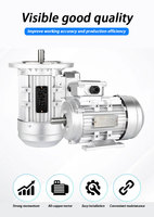 Moteurs électriques à induction triphasés série YVF2 2,2 kW, moteur à vitesse variable par fréquence, triphasé, étanche S1, moteur triphasé