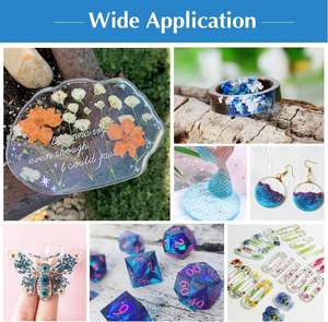 LSY 1:1 16oz, cepat menyembuhkan tahan panas untuk Casting lapisan seni DIY kerajinan perhiasan kayu meja atas pelestarian bunga - Product Image 6