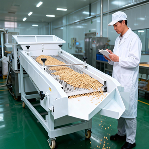 Setaccio Vibrante Lineare Piccolo Anti-Bloccaggio e Regolabile ad Alta Precisione per Gusci di Grano, Riso e Ghiaia da Costruzione - Product Image 1